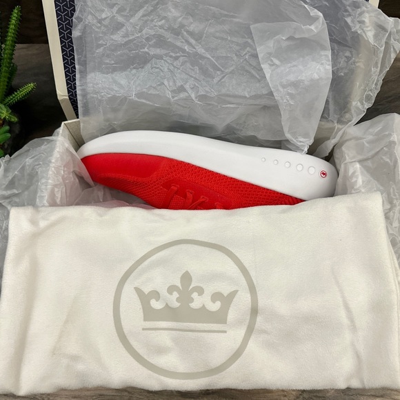 NIB Peter Millar Hyperlight Glide Sneaker US 8 Red A SMALL SNAG ON SHOE LACE - Picture 12 of 15